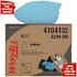 WYPALL PowerClean X80 Heavy Duty Cloths Brag Box, Extended Use Towels, Blue (152-Sheets/Box, 1-Box/Case)