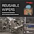 WYPALL PowerClean X80 Heavy Duty Cloths Brag Box, Extended Use Towels, Blue (152-Sheets/Box, 1-Box/Case)