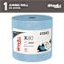 WYPALL PowerClean X80 Heavy Duty Cloths, Jumbo Roll, Extended Use Towels, Blue (455-Sheets/Roll, 1-Roll/Case)