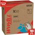WYPALL X50 White Extended Use Pop-Up Box Disposable Cloths (10-Boxes/Case, 176-Sheets/Box, 1,760-Sheets/Case)