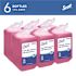 Scott Pro 1 l Floral Scent Liquid Hand Soap with Moisturizers, Pink (6 Bottles/Case)