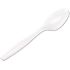 PrimeSource White Heavy-Duty Plastic Spoon (1,000 per Case)