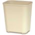 Rubbermaid Commercial Products 7 Gal. Beige Rectangular Fire-Resistant Trash Can