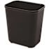 Rubbermaid Commercial Products 7 Gal. Black Rectangular Fire-Resistant Trash Can