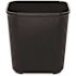 Rubbermaid Commercial Products 7 Gal. Black Rectangular Fire-Resistant Trash Can
