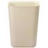 Rubbermaid Commercial Products 10 Gal. Beige Rectangular Fire-Resistant Trash Can