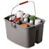 Rubbermaid Commercial Products 19 qt. Plastic Double Pail