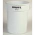 Rubbermaid Commercial Products Brute 32 gal. White Round Open Top Trash Can