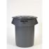 Rubbermaid Commercial Products Brute 55 Gal. Gray Round Trash Can Lid
