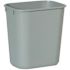 Rubbermaid Commercial Products 3.4 gal. Gray Rectangular Deskside Trash Can
