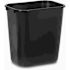 Rubbermaid Commercial Products 7 Gal. Black Rectangular Trash Can