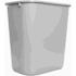 Rubbermaid Commercial Products 7 gal. Gray Rectangular Deskside Trash Can