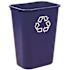 Rubbermaid Commercial Products 10.38 Gal. Blue Large Deskside Recycling Bin