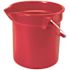 Rubbermaid Commercial Products Brute 10 Qt. Red Bucket