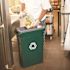 Rubbermaid Commercial Products Slim Jim 23 Gal. Green Recycling Bin with Venting Channels