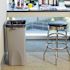 Rubbermaid Commercial Products Untouchable 23 Gal. Beige Square Trash Can