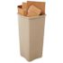 Rubbermaid Commercial Products Untouchable 23 Gal. Beige Square Trash Can
