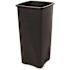 Rubbermaid Commercial Products Untouchable 23 Gal. Black Square Trash Can