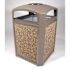 Rubbermaid Commercial Products Landmark 45 Gal. Rock Aggregate Trash Can Panel