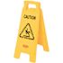 Rubbermaid Commercial Products Multi-Lingual 2-Sided Caution Wet Floor Sign