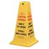 Rubbermaid Commercial Products 36 in. Cone Yellow Caution Wet Floor Sign