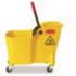 Rubbermaid Commercial Products Tandem 31 Qt. Yellow Mop Bucket and Wringer Combo