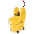 Rubbermaid Commercial Products Wave Brake 35 Qt. Yellow Down-Press Combo Mop Bucket and Wringer System