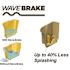 Rubbermaid Commercial Products Wave Brake 35 Qt. Yellow Side-Press Combo Mop Bucket and Wringer System