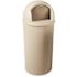 Rubbermaid Commercial Products Marshal 25 Gal. Beige Classic Round Top Trash Can