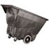 Rubbermaid Commercial Products 1/2 cu. yd. Capacity Black Structural Foam Utility Duty Tilt Truck
