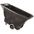 Rubbermaid Commercial Products 1/2 cu. yd. Capacity Black Structural Foam Utility Duty Tilt Truck