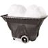 Rubbermaid Commercial Products 1/2 cu. yd. Capacity Black Structural Foam Utility Duty Tilt Truck