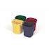 Rubbermaid Commercial Products 1.25 Gal. Multi-Color Plastic Disinfecting Pail (4-Count)