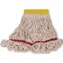 Rubbermaid Commercial Products Super Stitch Blend Medium Wet Mop 1 in. Headband, White