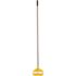 60 in. Gray Fiberglass Clamp Wet Mop Handle
