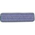 Rubbermaid Commercial Products HYGEN 18 in. Green Microfiber Damp Room Flat Mop Head