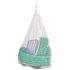 Rubbermaid Commercial Products HYGEN 24 in. Blue Microfiber Damp Room Flat Mop Head