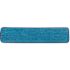 Rubbermaid Commercial Products HYGEN 24 in. Blue Microfiber Damp Room Flat Mop Head