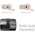 Renown Black 2-Roll for OptiCore Side by Side Toilet Paper Dispenser