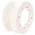Legrand Wiremold 5-1/2 in. x 1 in. Single-Channel Non-Metallic Round Fixture Box Fitting, White