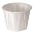 DART 1 oz. White Paper Portion Cups (5000 per Case)