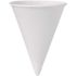Bare 4.25 oz., Rolled Rim, Whites Paper Cone Water Cups (200 per Bag)
