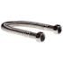 Falcon Stainless 3/4 in. I.D. SS Flex with 3/4 in. FIP x 3/4 in. FIP x 24 in. Supply Line