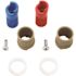 MOEN Stem Extension Kit, Hot and Cold Side, Monticello Widespread in Red and Blue