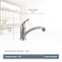 MOEN Chateau Single-Handle Standard Kitchen Faucet in Chrome