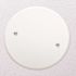 BELL Off-White Metal 5 in. Outdoor Round Closure Plate