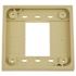 HUBBELL WIRING 4-Plex Hospital Grade Adapter Plate, Ivory
