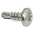 Lindstrom #6 x 3/8 in. Phillips Pan Head Self Drill Screw (100-Box)
