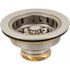 Premier Heavy-Duty Sink Basket Strainer, Chrome Plated Brass