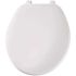 BEMIS Round Closed Front Toilet Seat in White